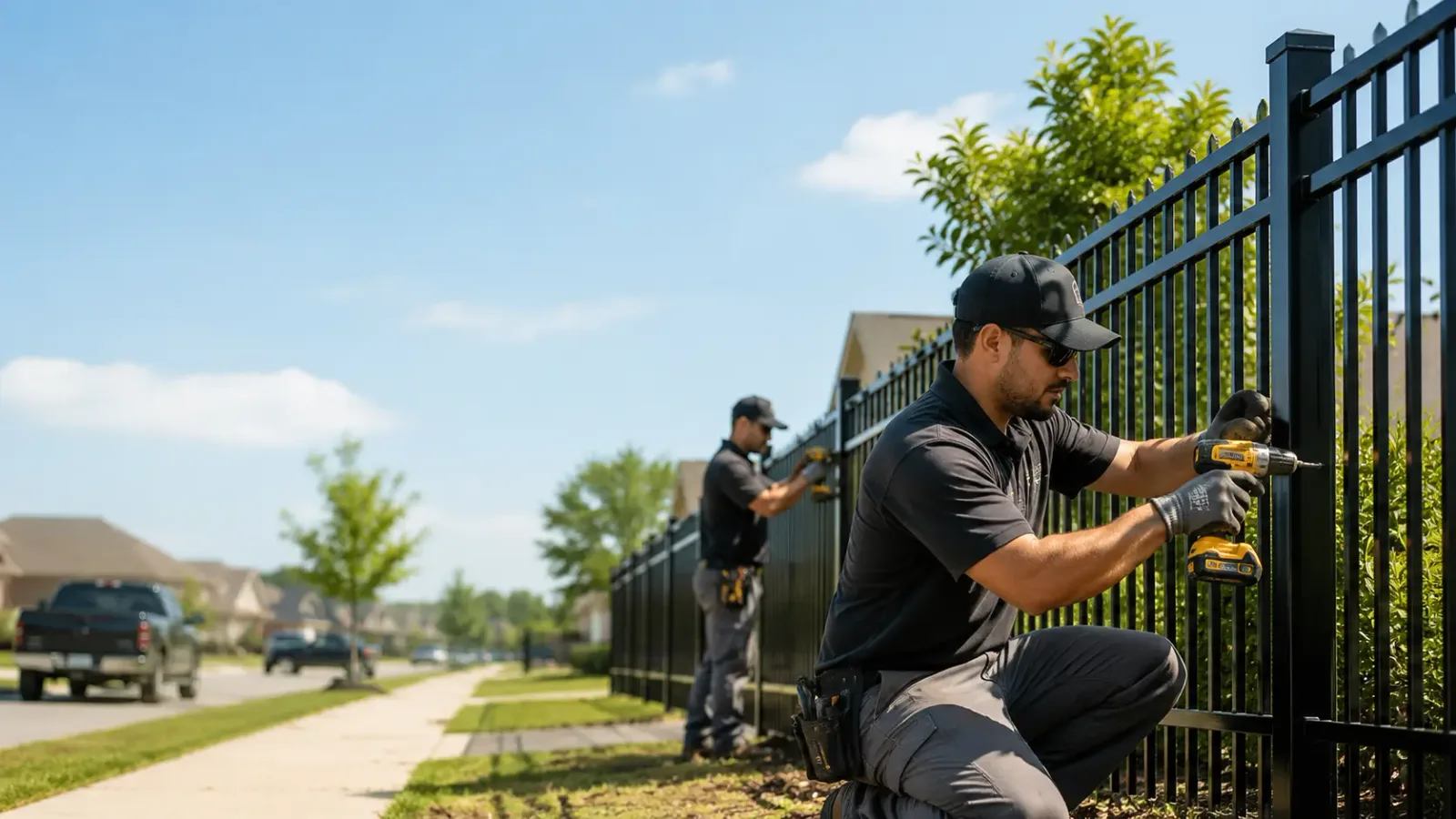 Metal Fence Installation in Wellsburg, IA